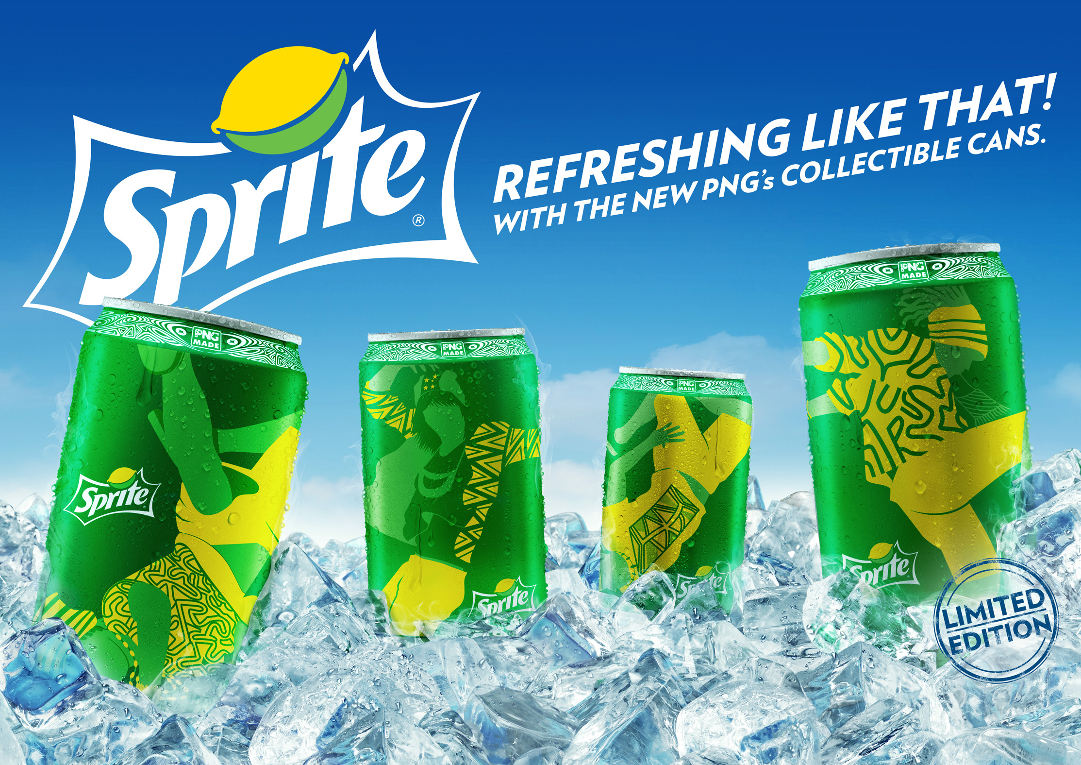 Sprite. Collectible Cans